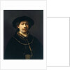 Self-Portrait with a Hat and Two Chains by Rembrandt van Rijn