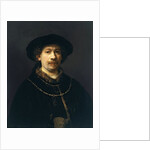 Self-Portrait with a Hat and Two Chains by Rembrandt van Rijn