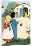 Hansel and Gretel see the witch by Anonymous