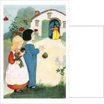 Hansel and Gretel see the witch by Anonymous