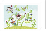 Cordial family spend happy time altogether by Anonymous