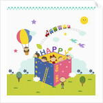 Happy children enjoying their time by Anonymous