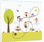 Happy children enjoying their time by Anonymous