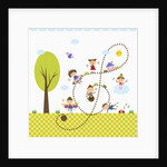 Happy children enjoying their time by Anonymous