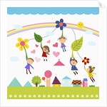 Happy children enjoying their time by Anonymous