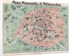 Map of Paris by Anonymous