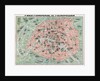 Map of Paris by Anonymous