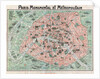 Map of Paris by Anonymous