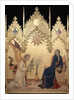 Detail of Annunciation with Two Saints by Simone Martini