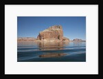 Reflections of red rock canyons of Lake Powell by Anonymous