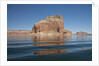 Reflections of red rock canyons of Lake Powell by Anonymous