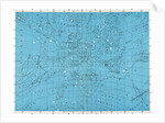 Vintage Star Map with Constellations Leo, Virgo, Libra, and Leo Minor by Anonymous
