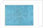 Vintage Star Map with Constellations Leo, Virgo, Libra, and Leo Minor by Anonymous