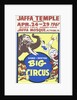 Vintage circus poster with animals and clown by Anonymous