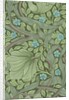 William Morris wallpaper sample with Forget-Me-Nots by Anonymous