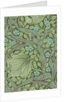 William Morris wallpaper sample with Forget-Me-Nots by Anonymous