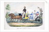 Prince Albert acting as chauffeur to the British royal family by Anonymous