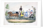 Prince Albert acting as chauffeur to the British royal family by Anonymous