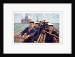 Boys Own Paper colour insert circa 1900 showing sailors from the Swiftsure class Battleship HMS Triumph. Taken from a painting by Charles M Padday titled "We All Love Jack". by Anonymous