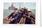 Boys Own Paper colour insert circa 1900 showing sailors from the Swiftsure class Battleship HMS Triumph. Taken from a painting by Charles M Padday titled "We All Love Jack". by Anonymous