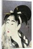 Ase o fuku onna (Woman Wiping Sweat) by Kitagawa Utamaro