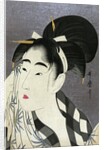 Ase o fuku onna (Woman Wiping Sweat) by Kitagawa Utamaro