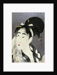 Ase o fuku onna (Woman Wiping Sweat) by Kitagawa Utamaro
