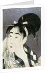 Ase o fuku onna (Woman Wiping Sweat) by Kitagawa Utamaro