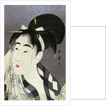 Ase o fuku onna (Woman Wiping Sweat) by Kitagawa Utamaro