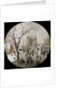A Winter Scene with Skaters Near a Castle by Hendrick Avercamp