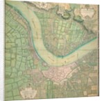 Vintage map of the Bordeaux region of France and its environs by Anonymous