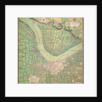 Vintage map of the Bordeaux region of France and its environs by Anonymous