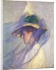 The Blue Veil by Edmund Charles Tarbell