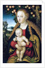 The Virgin and Child Under an Apple Tree by Lucas Cranach the Elder