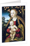 The Virgin and Child Under an Apple Tree by Lucas Cranach the Elder