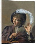 Singing Boy with a Flute by Frans Hals