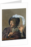 Singing Boy with a Flute by Frans Hals