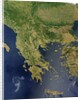 Satellite View of Greece by Anonymous