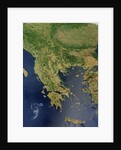 Satellite View of Greece by Anonymous