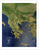 Satellite View of Greece by Anonymous