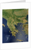 Satellite View of Greece by Anonymous