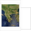 Satellite View of Greece by Anonymous