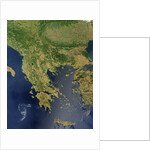 Satellite View of Greece by Anonymous