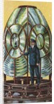 Illustration of the glass lamp or lantern of lighthouse by Anonymous