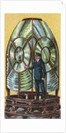 Illustration of the glass lamp or lantern of lighthouse by Anonymous