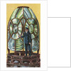 Illustration of the glass lamp or lantern of lighthouse by Anonymous