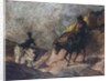 Don Quixote and Sancho Panza by Honore Daumier