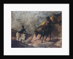 Don Quixote and Sancho Panza by Honore Daumier