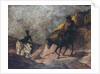 Don Quixote and Sancho Panza by Honore Daumier