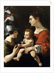 The Virgin and the Child with St. Michael by Rutilio Manetti